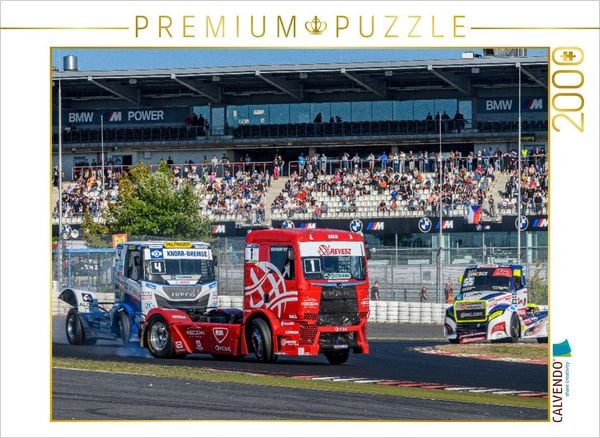 CALVENDO Puzzle Der Favorit setzt sich durch und gewinnt | 2000 Teile Lege-Größe 90x67cm Foto-Puzzle für glückliche Stunden