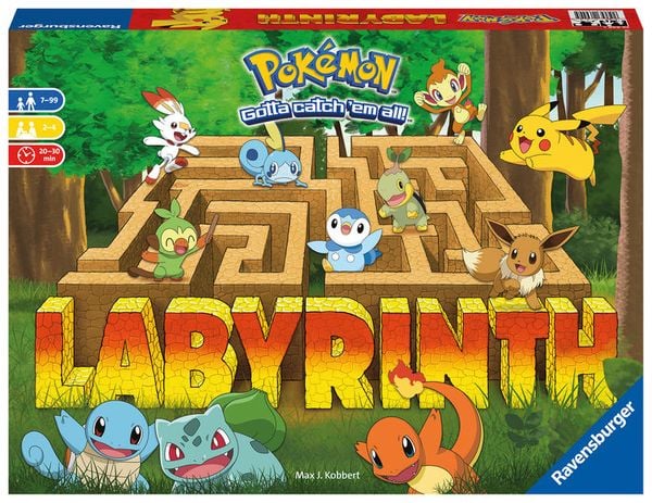 Pokémon Labyrinth - Gesellschaftsspiel & Brettspiel ab 7 Jahre