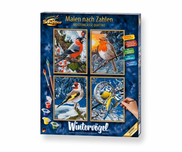 Malen nach Zahlen - Wintervögel (Quattro)