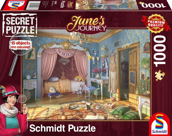 Junes Schlafzimmer, JUNE S JOURNEY Puzzle 1.000 Teile