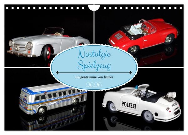 Nostalgie Spielzeug (Wandkalender 2026 DIN A4 quer), CALVENDO Monatskalender