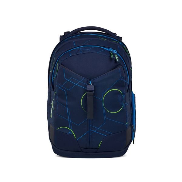 Satch Schulrucksack Match Blue Tech