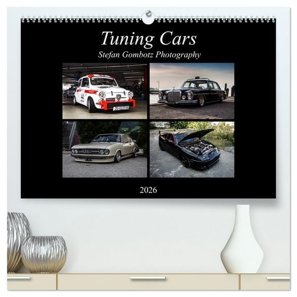 Tuning Cars (hochwertiger Premium Wandkalender 2026 DIN A2 quer), Kunstdruck in Hochglanz