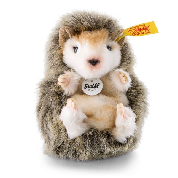 Steiff 070587 - Igel Joggi, Baby-Igel, braun meliert, 10 cm