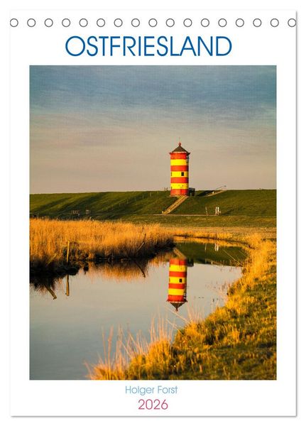 Ostfriesland - Fotos von forstfotografie (Tischkalender 2026 DIN A5 hoch), CALVENDO Monatskalender