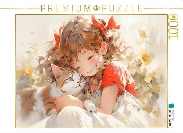 CALVENDO Puzzle Ein Motiv aus dem Kalender Der Mädchen-Kalender | 1000 Teile Lege-Größe 64x48cm Foto-Puzzle für glückliche Stunden