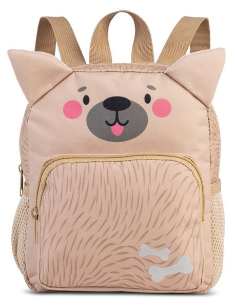 SIEBER Glühwürmchen - Kinderrucksack Ella, Hund, beige, 5 Liter