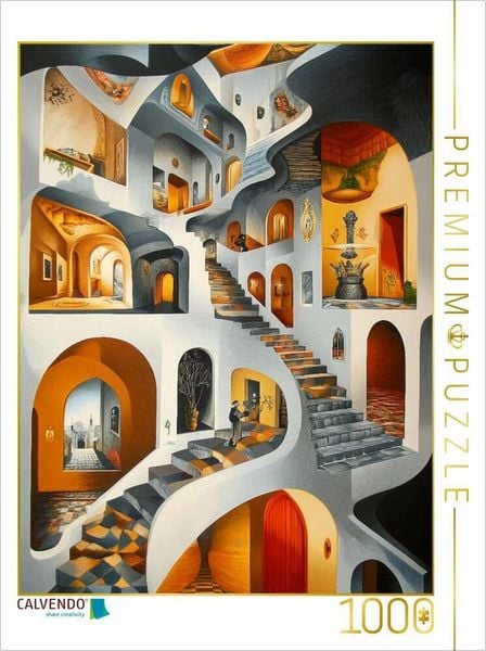 CALVENDO Puzzle Architektur des Unmöglichen | 1000 Teile Lege-Größe 64x48cm Foto-Puzzle für glückliche Stunden