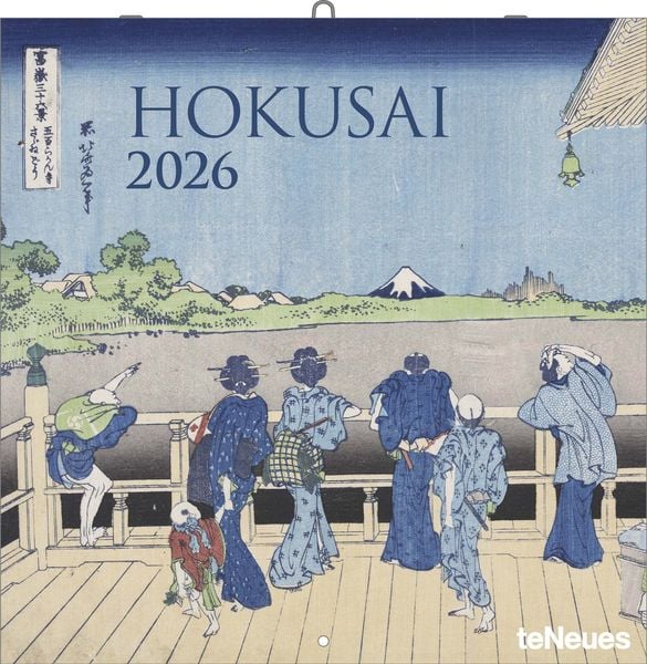 Hokusai 2026 - Wand-Kalender - Broschüren-Kalender - 30x30