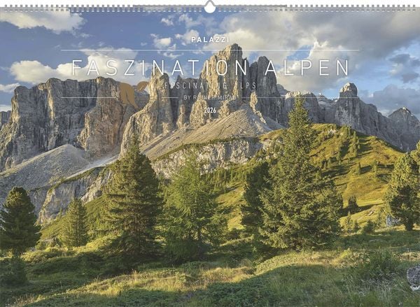 Palazzi - Faszination Alpen 2026 – Wandkalender 70×50 cm mit 12 Monatsblättern, Poster-Kalender mit Alpenfotografie von Rainer Mirau