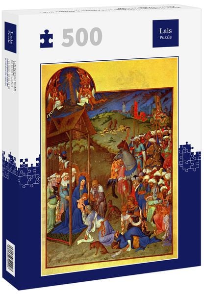 Lais Puzzle Hennequin und Herman von) Limburg, Brüder (Pol - Anbetung der Könige 500 Teile