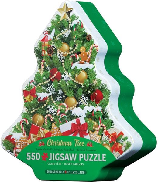 Weihnachtsbaum Puzzledose 550 Teile