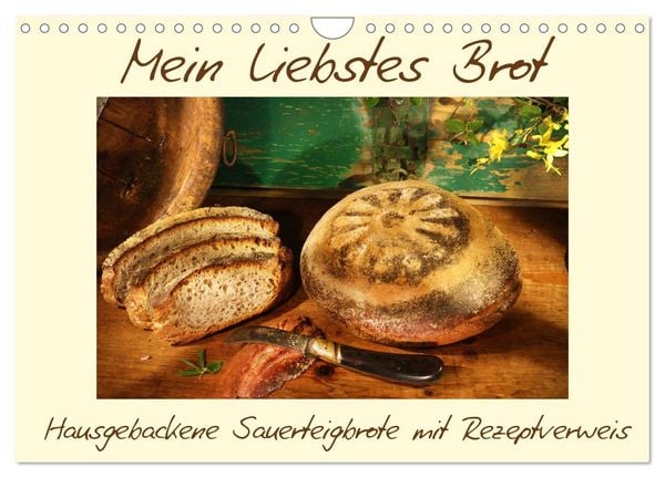 Mein liebstes Brot (Wandkalender 2026 DIN A4 quer), CALVENDO Monatskalender