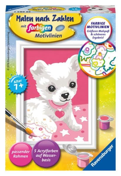 Ravensburger Malen nach Zahlen, Chihuahua