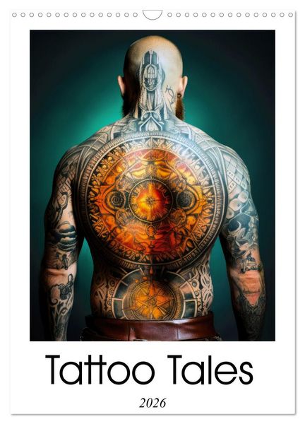 Tattoo Tales (Wall Calendar 2026 DIN A3 portrait), CALVENDO 12 Month Wall Calendar