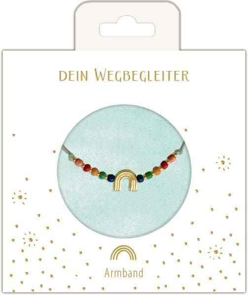 Armband – Armband mit Regenbogenanhänger