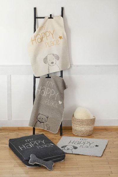 'Fussenegger Haustierdecke ''my happy place'' dog'