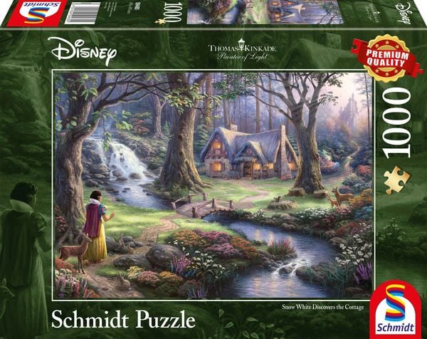 Puzzle Schmidt Spiele 59485 Disney Schneewittchen Thomas Kinkade Premium 1000 Teile