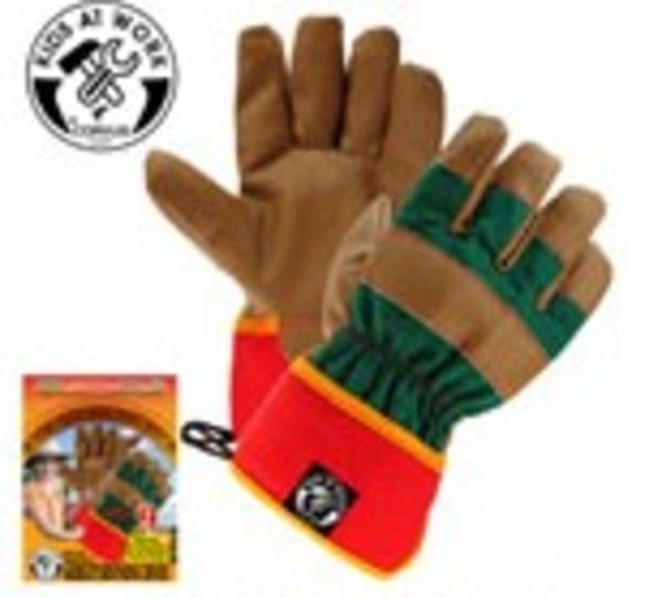 Arbeitshandschuhe Gr. 9, Kunstleder