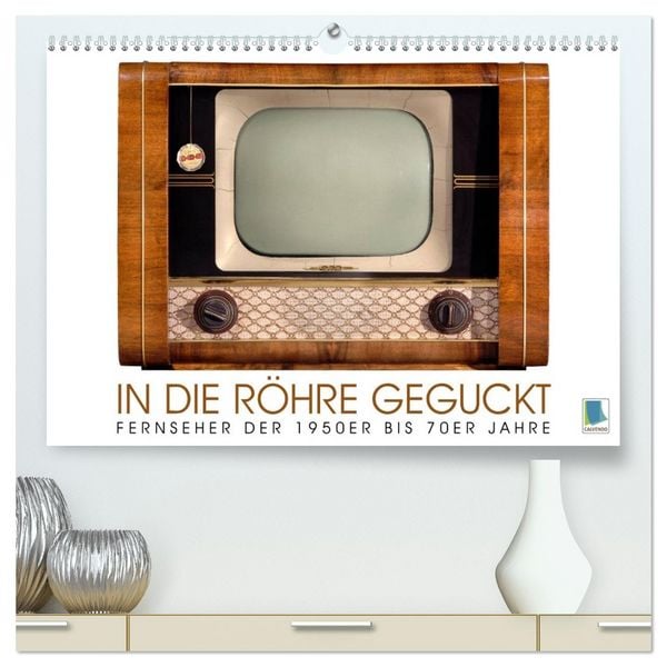 Fernseher der 1950er bis 70er Jahre: In die Röhre geguckt (hochwertiger Premium Wandkalender 2026 DIN A2 quer), Kunstdruck in Hochglanz