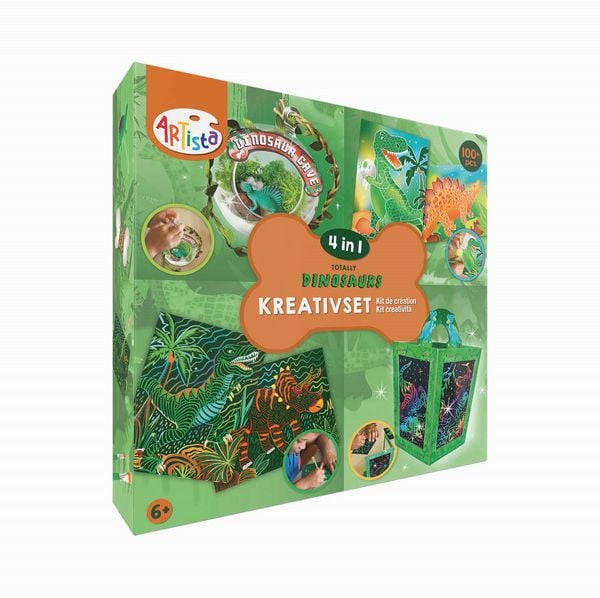 Kreativset Dinosaurier 4in1