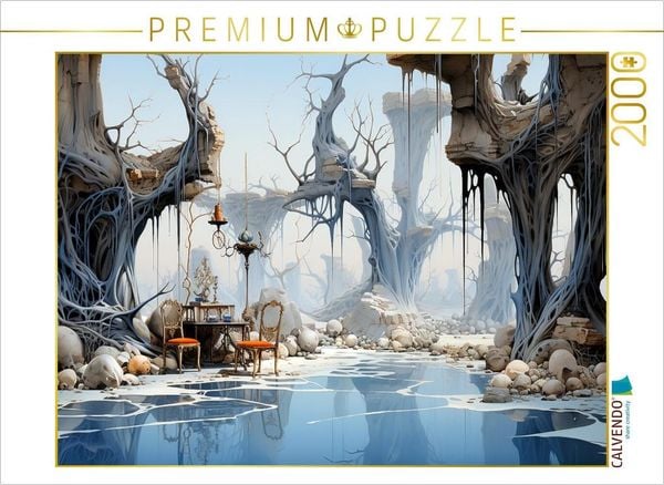 CALVENDO Puzzle Auf dem Eis | 2000 Teile Lege-Größe 90x67cm Foto-Puzzle für glückliche Stunden