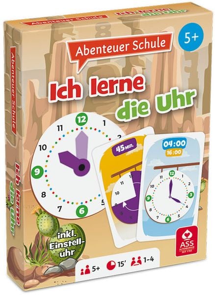 ASS Altenburger Spielkarten - Lernspiel - Die Uhr