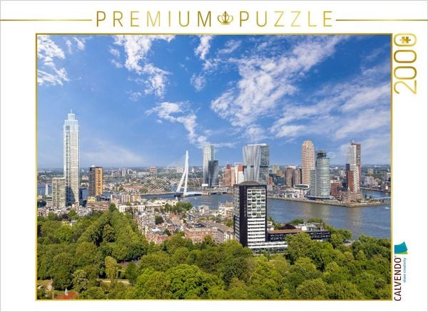 CALVENDO Puzzle Fantastische Rotterdam Impression | 2000 Teile Lege-Größe 90x67cm Foto-Puzzle für glückliche Stunden