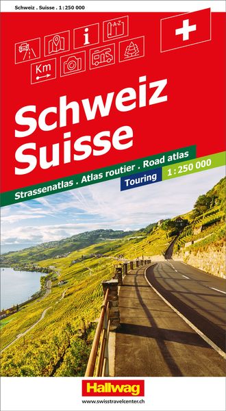 Touring Atlas Schweiz 1 : 250 000