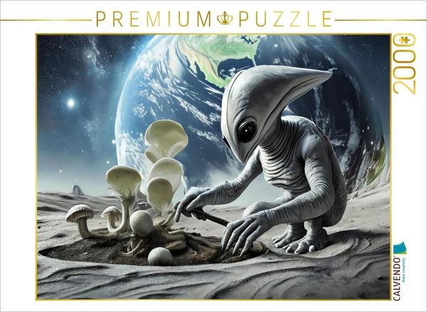 CALVENDO Puzzle Entspanntes gärtnern in spektakulärer Atmomsphäre | 2000 Teile Lege-Größe 90x67cm Foto-Puzzle für glückliche Stunden