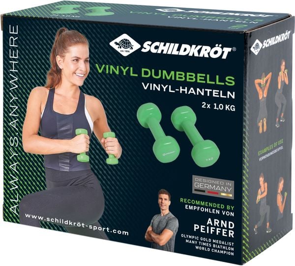 Schildkröt Fitness - Vinyl Hanteln 1,0kg Set