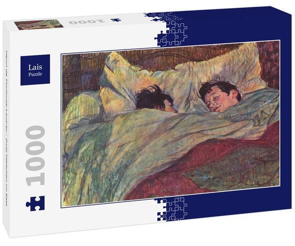 Lais Puzzle Henri de Toulouse-Lautrec - Zwei Mädchen im Bett 1000 Teile