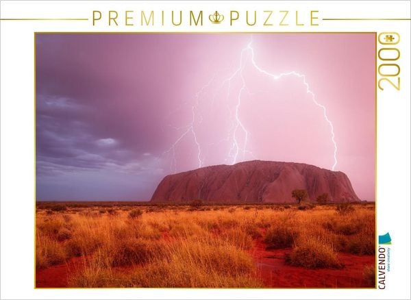 CALVENDO Puzzle Uluru | 2000 Teile Lege-Größe 90x67cm Foto-Puzzle für glückliche Stunden