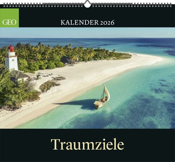 GEO Traumziele 2026 - Wand-Kalender - Reise-Kalender - Poster-Kalender - 50x45