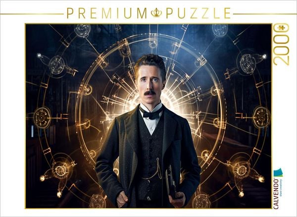 CALVENDO Puzzle Nikola Tesla | 2000 Teile Lege-Größe 90x67cm Foto-Puzzle für glückliche Stunden