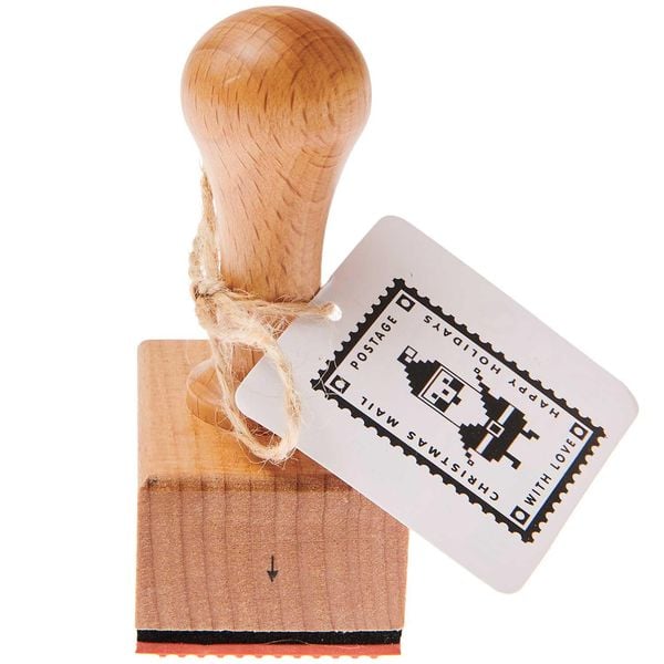 Stempel Weihnachtspost, Santa 32 x 45 x 70 mm