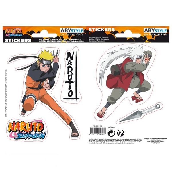 NARUTO SHIPPUDEN Stickers Naruto/ Jiraiya