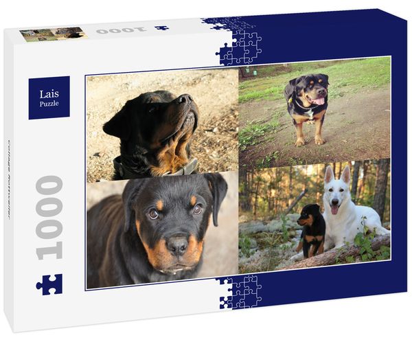 Lais Puzzle Collage Rottweiler 1000 Teile