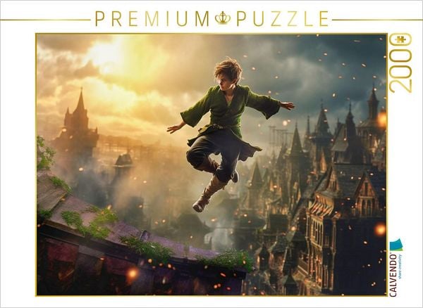 CALVENDO Puzzle Peter Pan von J. M. Barrie | 2000 Teile Lege-Größe 90x67cm Foto-Puzzle für glückliche Stunden