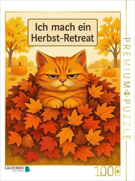 CALVENDO Puzzle Mein Herbst-Retreat - jetzt als Puzzle | 1000 Teile Lege-Größe 64x48cm Foto-Puzzle für glückliche Stunden