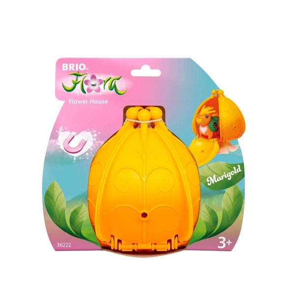 BRIO Flora - 36222 Marigolds Blumenhaus | Spielset für endlosen fantasievollen Spielspaß für Mädchen und Jungen ab 3 Jahren - wunderschönes Geschenk