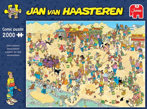 Jumbo Spiele - Jan van Haasteren - Sandskulpturen, 2000 Teile