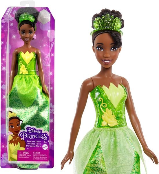 Disney Prinzessin-Spielzeug, Tiana-Modepuppe mit Accessoires