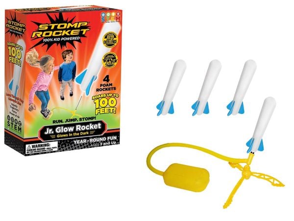 Stomp Rocket Jr. Glow, 4 Rkts