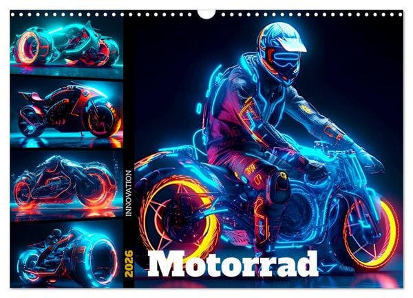 Motorrad Innovation (Wandkalender 2026 DIN A3 quer), CALVENDO Monatskalender