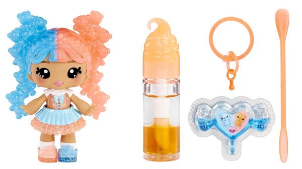 Yummiland Lip Gloss Doll- Mystery Color Change - Gwen Gummybear