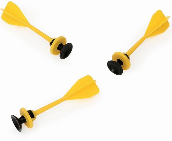 Blasrohr Dart Set gelb