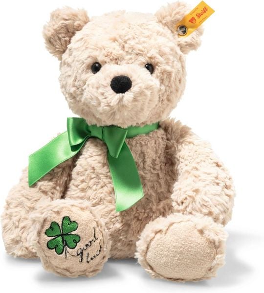 Steiff 114144 - Soft Cuddly Friends, Teddybär Jimmi Good Luck, 30 cm, Plüsch