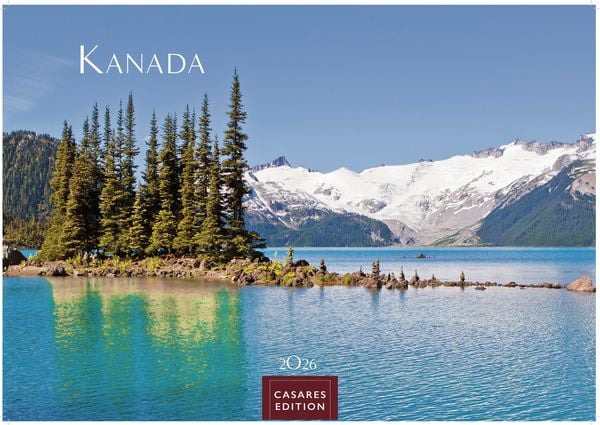 Kanada Kalender 2026 – Wandkalender | Fotokalender Nordamerika 35x50cm -eindrucksvollen Natur- und Landschaftsmotiven von Küsten, Wäldern und Bergen