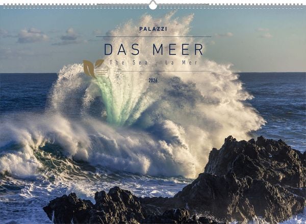 Palazzi - Meer 2026 – Wandkalender 70×50 cm mit 12 Monatsblättern, Poster-Kalender mit atemberaubenden Meereslandschaften